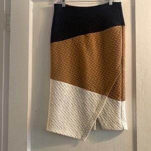 Anthropologie HD in Paris Color Block Pencil Skirt